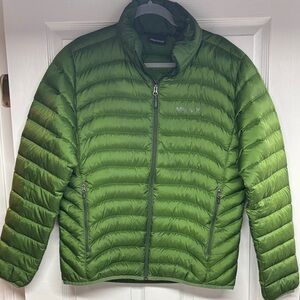 Marmot Green Puffer Jacket